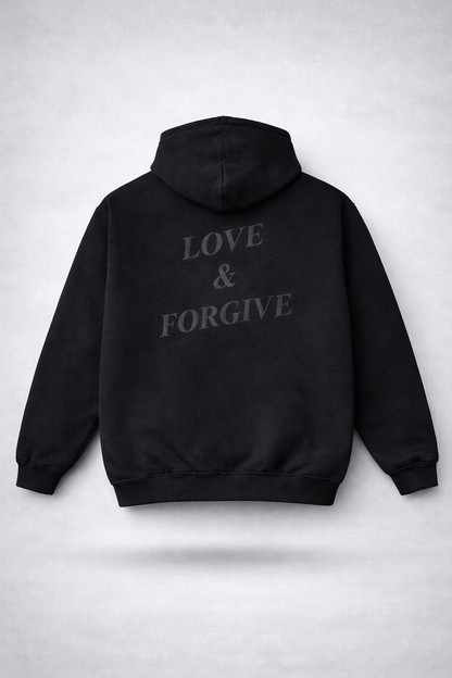 Love & Forgive Hoodie Black